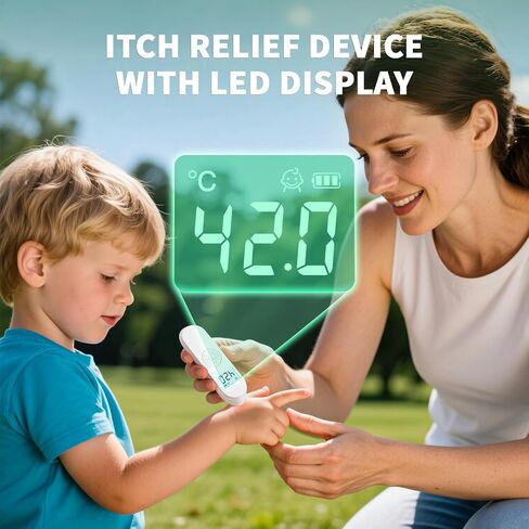 Luvan Insect Sting and Bite Relief, Bug Bite Healer of Kid Friendly, Natural Reduce Itching & Swelling, Rechargeable Insect Bite Pen for Hiking, Camping, Travelling in Saudi Arabia
