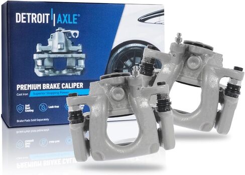 Detroit Axle - Rear Brake Calipers with Brackets Replacement for 2016 2017 2018 2019 2020 2021 Mazda 6 in Saudi Arabia
