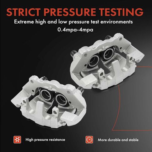 A-Premium Disc Brake Calipers Assembly with Bracket Compatible with Volvo XC60 2010 2011 2012 2013 2014 2015 - Front Driver and Passenger Side 2Pcs in Saudi Arabia