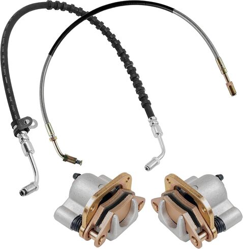 Caltric Brake Cariper W / Pad & Line متوافق مع Polaris Diesel 1999-2000 / Sportsman 335 1999 / Scrambler 400 4x4 1995-1996 / Xpedition 325 2000 / Worker 335 1999 الأمام اليمين اليمين in Saudi Arabia
