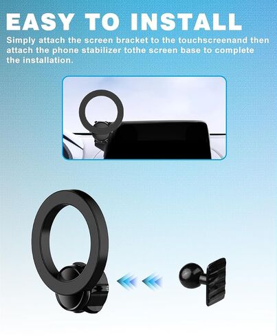 Car Phone Holder for Nissan Altima SR SV 2019-2024 /Sentra SR SV 2020-2024 /Rogue S SV 2021-2024, Dash Mount Cell Phone Holder for Metal Ball Adapter Fit for Most Smartphones (For 8inch Screen) in Saudi Arabia