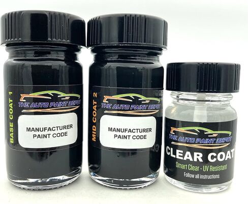 Auto Paint Depot Touch Up Paint for GMC Acadia,Denali,Sierra,Yukon-White Diamond Pri Metallic Tri-Coat 98/WA800J (All Years, All Models) One Ounce with Clear Coat in Saudi Arabia