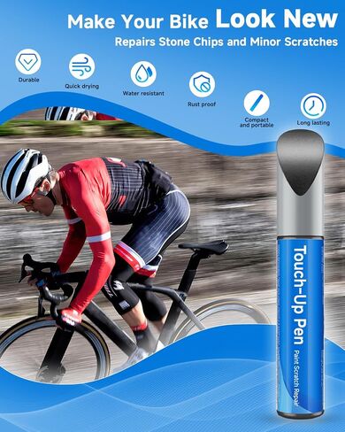 Onyx Carbon Matte (TK004-PM) Bike Touch Up Paint Compatible with Trek, Touch Up Paint Kit - Exact Match Color for Scratches & Rust Repair & Chipped Bike Frames- Save Mone/Easy to Use in Kuwait