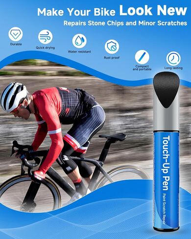 Onyx Carbon Matte (TK004-PM) Bike Touch Up Paint Compatible with Trek, Touch Up Paint Kit - Exact Match Color for Scratches & Rust Repair & Chipped Bike Frames- Save Mone/Easy to Use in Kuwait