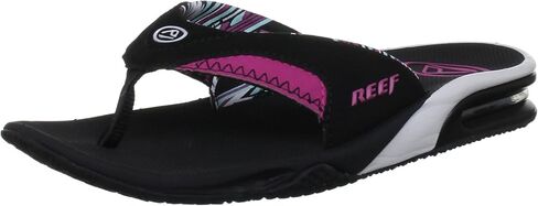Reef Women's Fanning Flip-Flop, Strawberry Suede, 8 in Saudi Arabia