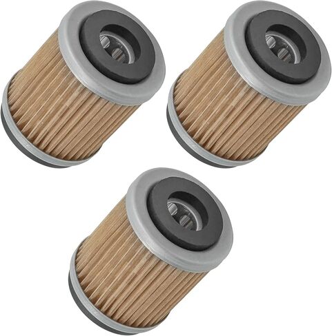 Caltric 3 Pack Oil Filter Compatible with Yamaha Xt225 Xt-225 Serow 225 1992-2007 in Saudi Arabia