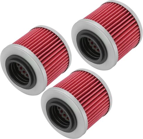 Caltric 3 عبوات مرشح الزيت متوافق مع Bombardier Can Am DS650 DS-650 Racer 650 644 2000 in Saudi Arabia