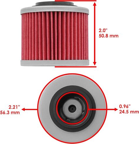 Caltric 3 عبوات مرشح الزيت متوافق مع Bombardier Can Am DS650 DS-650 Racer 650 644 2000 in Saudi Arabia