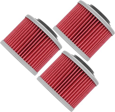 Caltric 3 عبوات مرشح الزيت متوافق مع Bombardier Can Am DS650 DS-650 Racer 650 644 2000 in Saudi Arabia
