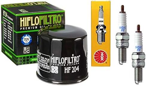Oil Filter Spark Plug Tune Up Kit for Kawasaki Brute Force, Prairie, V force, Teryx, KVF, KXF700, KRF750 in Saudi Arabia