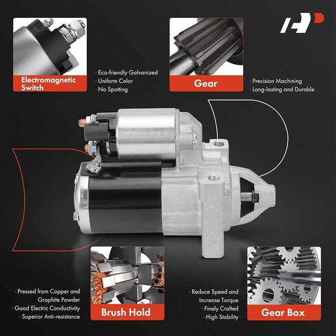 A-Premium Starter Motor متوافق مع شيفروليه سيلفرادو 1500 19-21 ، كامارو ، Express 3500 ، Corvette & GMC Sierra 1500 19-21 ، Savana 2500 3500 & Cadillac CTS CT5 ، 5.3L 6.6L. in Saudi Arabia