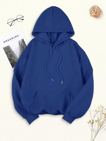 Baonmy Star Graphic Hoodies Y2k Leopard Print Oversized Fleece Hoodie Long Sleeve Pullover Sweatshirt for Women Streetwear in Kuwait