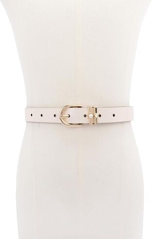kate spade new york Women's 1 Inch Belt with Pearl & Heart Keppers, Leather Accessory, Adjustable Sizing in Saudi Arabia