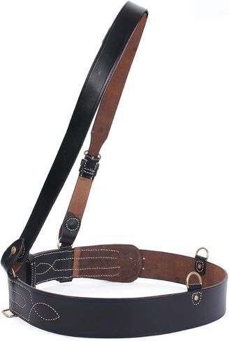 Replica WW2 British Sam Browne Leather Belt in Kuwait