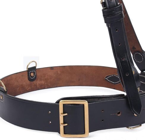 Replica WW2 British Sam Browne Leather Belt in Kuwait