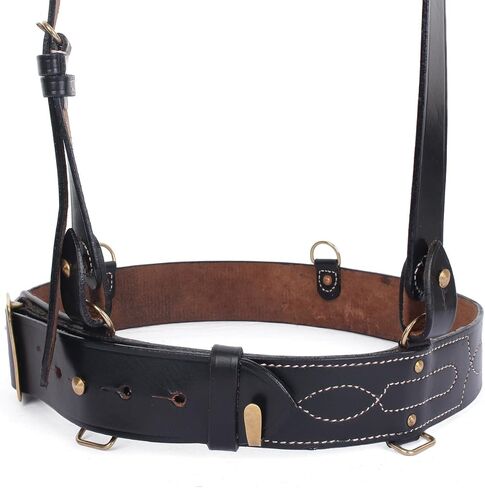 Replica WW2 British Sam Browne Leather Belt in Kuwait