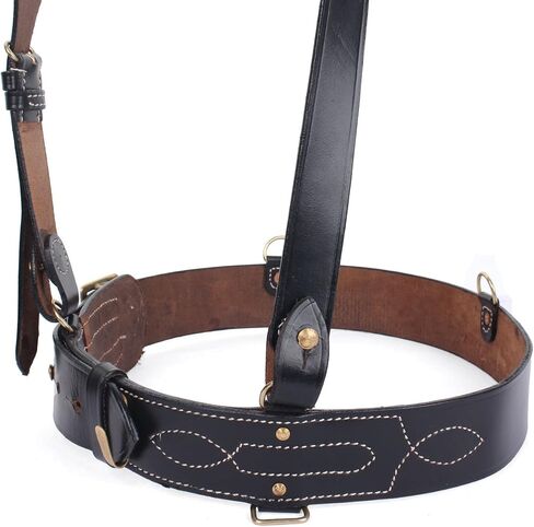 Replica WW2 British Sam Browne Leather Belt in Kuwait