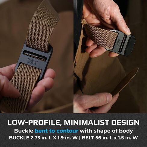 الحزام التكتيكي Trayvax ، حزام Cinch Web Nylon للرجال والنساء ، المشي في الهواء الطلق والإكسسوارات العسكرية ، CNC Machined in Saudi Arabia