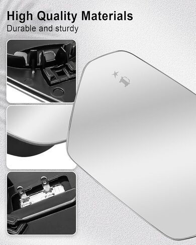 Driver Side Heated Mirror Glass Fit for GMC Equinox Chevy Terrain 2018-2024 Replace 23406428, Left Mirror Glass Lens with Blind Spot Detection in Saudi Arabia