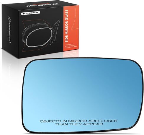 A-Premium Right Passenger Side Heated Mirror Glass with Backing Plate Compatible with BMW 323Ci 2000, 325Ci 2001-2006, 328Ci2000, 330Ci 2001-2006, 745i, 745Li, 750i, 750Li, 760i, 760Li - Blue in Saudi Arabia