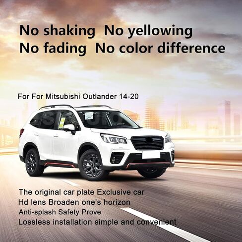 زجاج بديل للمرآة الجانبية لسيارات السائق لـ Mitsubishi Outlander 2014-2020 ، POWER POWER POWER SIDE SIDE LEDED View Glass for Mitsubishi Outlander 2014 2015 2015 2017 2018 2019 2020 in Saudi Arabia