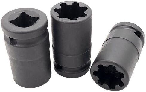 Brake Caliper Socket 19mm 7 POINTS 1/2" DRIVE 44mm LONG For AUD A8 S4 S5 S6 Seven Teeth Socket in Saudi Arabia
