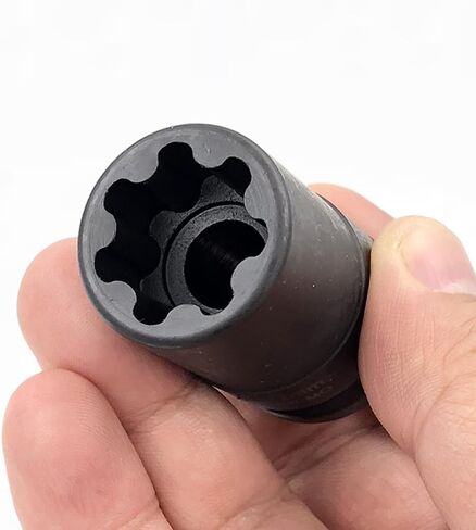 Brake Caliper Socket 19mm 7 POINTS 1/2" DRIVE 44mm LONG For AUD A8 S4 S5 S6 Seven Teeth Socket in Saudi Arabia
