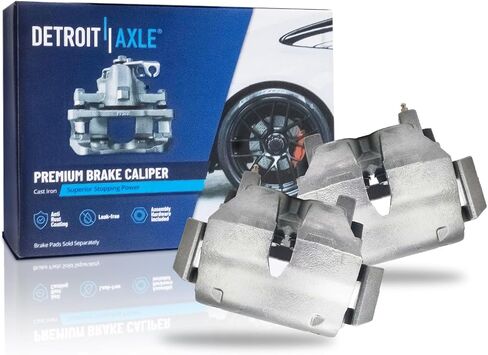 Detroit Axle - Front Brake Calipers w/Brackets Replacement for 2003-2006 Ford Expedition Lincoln Navigator - 2pc Set in Saudi Arabia