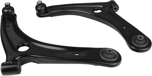 PAROD 8pcs Front Lower Control Arm Assembly Fit for 2007-2012 Dodge Caliber, 2007-2017 Jeep Compass, Patriot,Sway Bar Link, Inner Outer Tie Rod End, Left Right Replace for RK620066 RK620065 in Saudi Arabia
