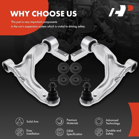 A-Premium 2 x Front Lower Control Arm, with Ball Joint & Bushing, Compatible with Acura MDX 2007-2013, ZDX 2010-2013 in Saudi Arabia
