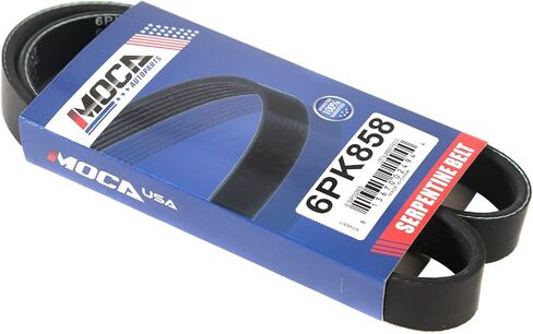 EPDM Serpentine Belt متوافق مع 2001-2005 لهوندا Civic 1.7L ، 2001-2005 ل Acura EL 1.7L #6PK858 in Saudi Arabia