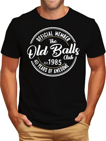1985 T Shirts Funny 40th Birthday Gifts for Men Retro 40th Birthday Party Favors Ideas in Kuwait