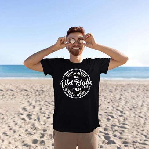 1985 T Shirts Funny 40th Birthday Gifts for Men Retro 40th Birthday Party Favors Ideas in Kuwait