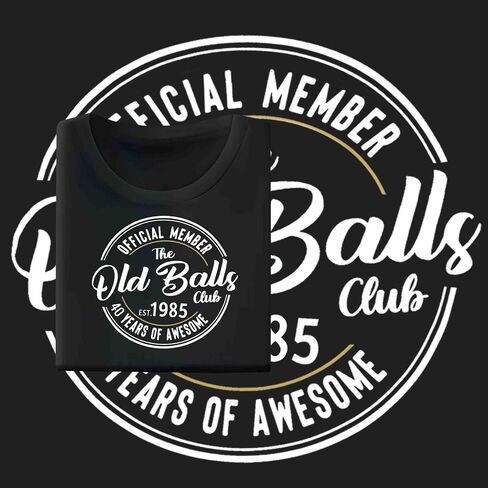 1985 T Shirts Funny 40th Birthday Gifts for Men Retro 40th Birthday Party Favors Ideas in Kuwait