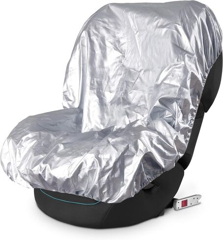 EcoNour Baby Car Seat Sun Shade Cover | Infant Car Seat Heat Protector | Reflective Shield Keeps Baby Seat Cool | UV Protection Baby Seat Cover for Travel | Blue in Kuwait