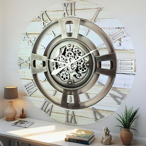 Lears Clock Gear Gear Clock Clock Line (الأسود القديم ، 36 بوصة (90 سم)) in Kuwait