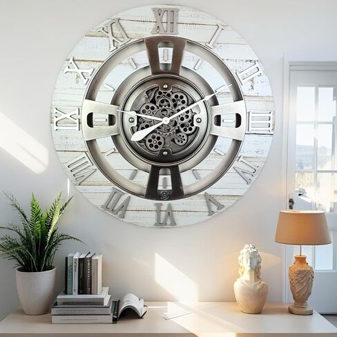 Lears Clock Gear Gear Clock Clock Line (الأسود القديم ، 36 بوصة (90 سم)) in Kuwait