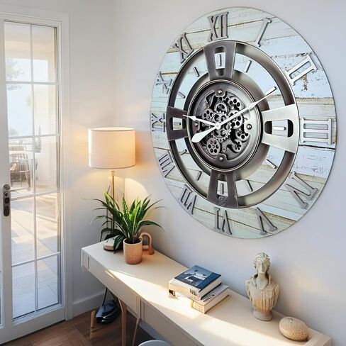 Lears Clock Gear Gear Clock Clock Line (الأسود القديم ، 36 بوصة (90 سم)) in Kuwait