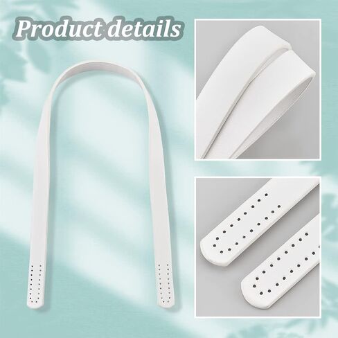 PH PandaHall 2pcs Imitation Leather Bag Strap 24" Sew on Bag Handles 0.7" Wide Shoulder Bag Strap Replacement Bag Straps Handle with Holes for Handbag Purse Wallet Repair Replacement, Coconut Brown in Saudi Arabia