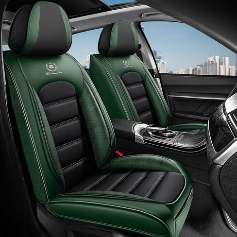 2 Seat Covers for Subaru Outback 2000-2026 Breathable Car Seat Covers,Anti-Slip Waterproof Car Seat Protectors with Airbag,Automotive Vehicle Cushion with Storage Pockets (Standard,Green) in Saudi Arabia