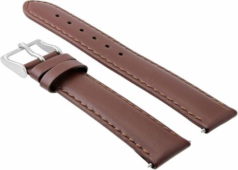 Ewatchparts 20mm Smooth Leather Watch Band Strap Compatible With Kenneth Cole Kc1345 Light Brown/Tan in Saudi Arabia