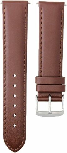 Ewatchparts 20mm Smooth Leather Watch Band Strap Compatible With Kenneth Cole Kc1345 Light Brown/Tan in Saudi Arabia