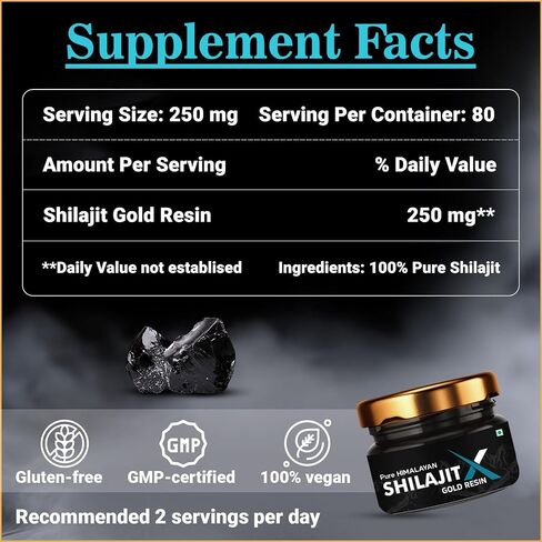 Notty Boy Pure Himalayan Shilajit Resin مع Nano Gold 20G in Saudi Arabia