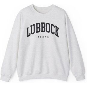Lubbock Texas Adult Unisex Crewneck Sweatshirt in Saudi Arabia
