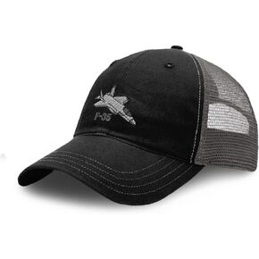 Custom Richardson Soft Mesh Cap Hat Embroidered F-35 Aircraft Name Embroidery Trucker Hats for Men & Women in Saudi Arabia