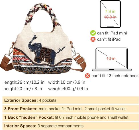 Mini Cotton Shoulder Bag Fashion Small Hand Knitting Tote Handbag in Kuwait