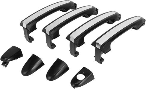 Front Left Right Rear Left Right Car Exterior Door Handles for Hyundai Santa Fe 2007-2012 Durable Door Handle Replacement ABS 1 Set in Saudi Arabia