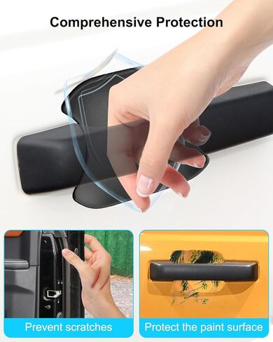 Exterior Door Handle Bowl Cover Fit for Ford Bronco 2021-2024, Car Door Bowl Scratch Protector Trim Accessories 5 Pcs in Saudi Arabia