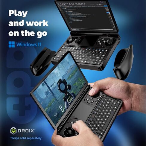 GPD Win Mini 2024 Handheld Gaming PC, AMD Ryzen 7 8840U, 8C/16T up to 5.1GHz, Radeon 780M GPU, 32GB LPDDR5 RAM, 1TB NVMe SSD, 7" 1080p 120Hz Touchscreen, Wi-Fi 6 in Saudi Arabia