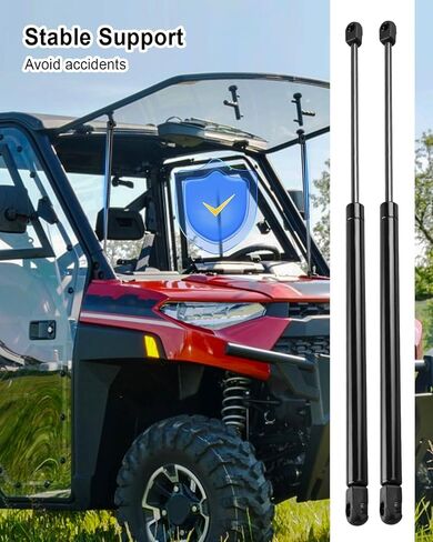 2 Pcs Front Window Lift Support 7043889 Fit for Polaris Ranger 2013-2025, Windshield Gas Shock Strut Replace 2207158 C16-32076 in Saudi Arabia